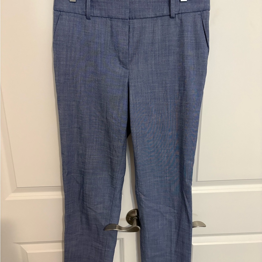 Talbots Women's Light Blue Tailored Trousers